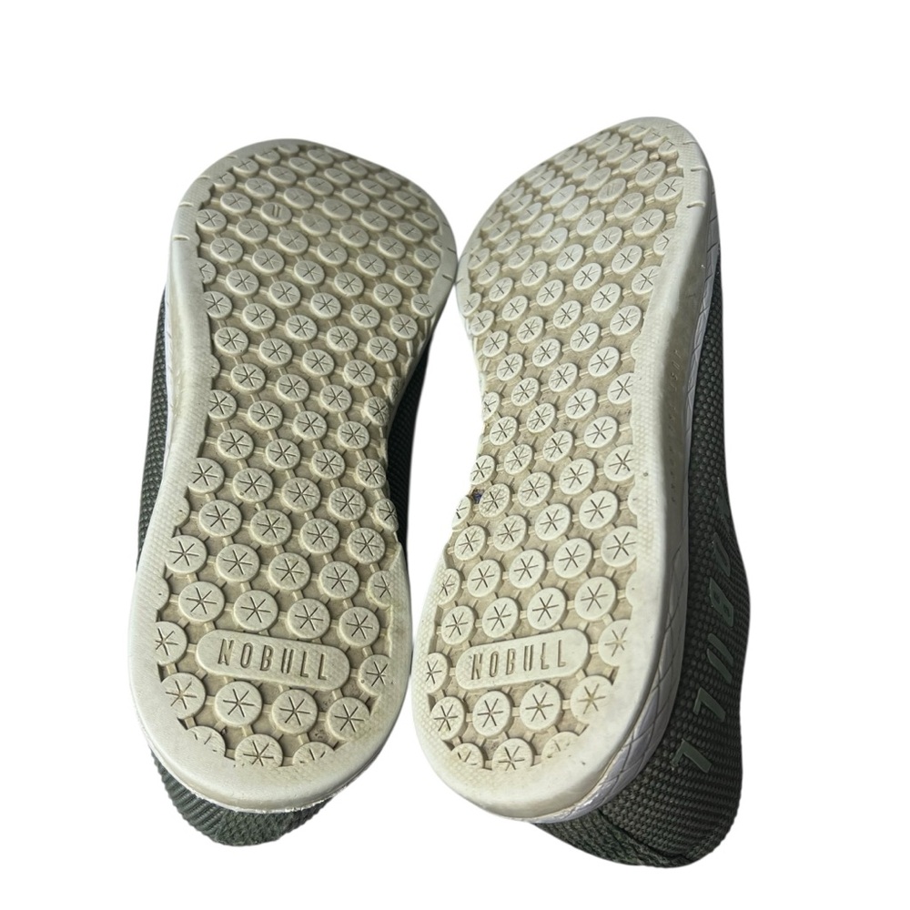 Nobull Super Fabric Trainer Running Green/White Athletic Shoes M10.5/W12 - Picture 7 of 10